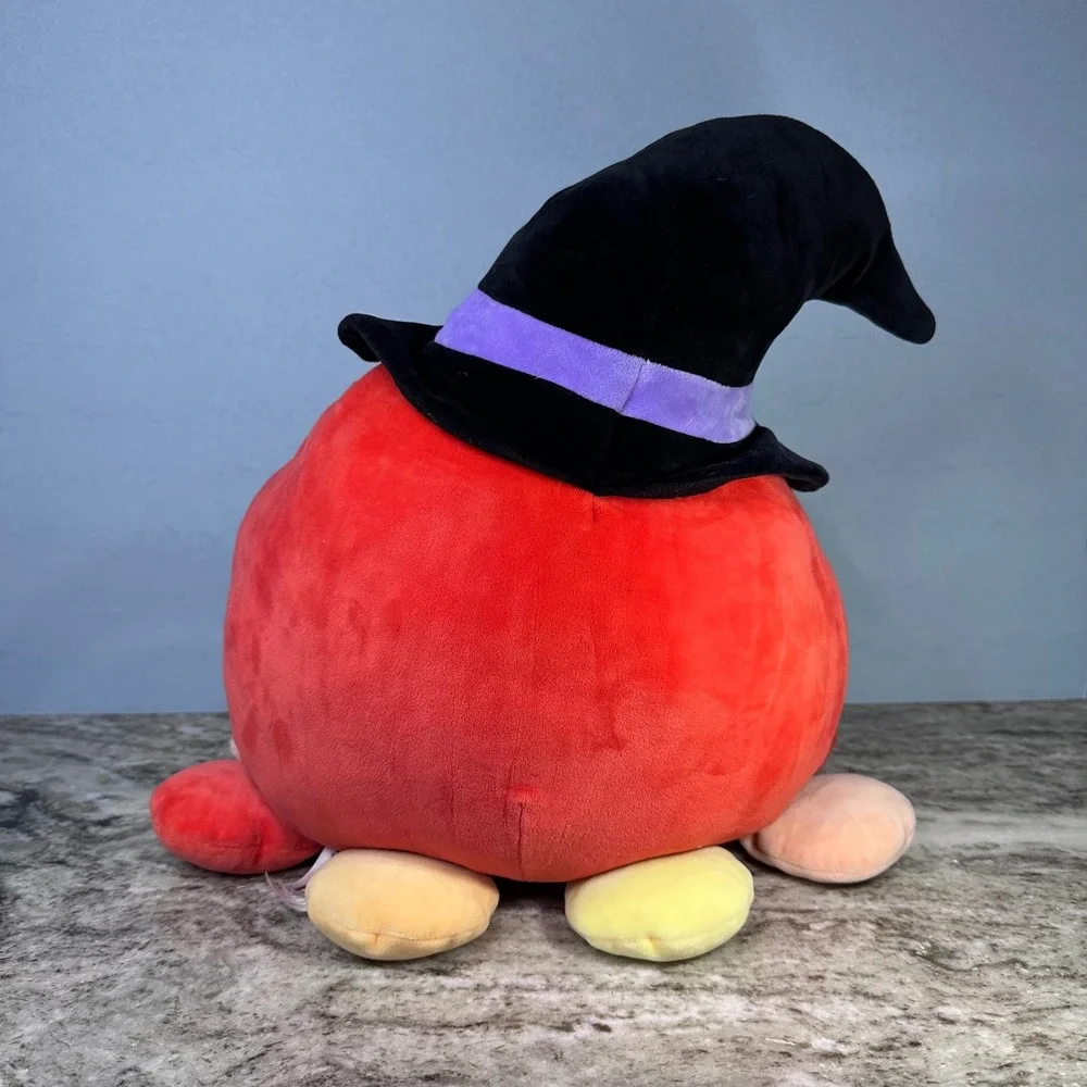Squishmallows 12 inch Detra the Red Octopus Witch Halloween Plush Kellytoy‎ 2021